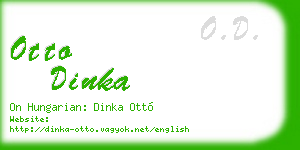 otto dinka business card