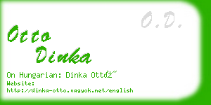 otto dinka business card